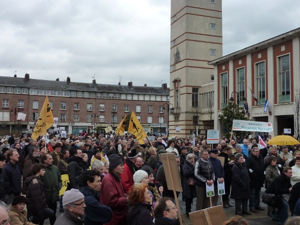 Rassemblement sur la Place